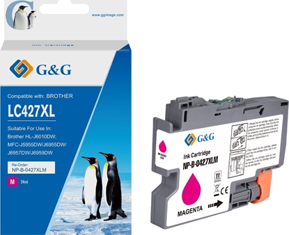 Attēls no Tusz G&G G&G kompatybilny ink / tusz z LC-427XLM, NP-B-0427XLM, magenta