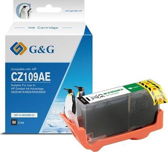 Picture of Tusz G&G kompatybilny z CZ109AE, NP-H-0655BK, black, 550s