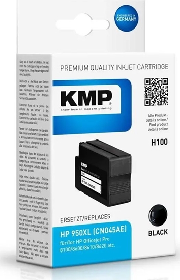 Picture of Tusz KMP KMP H100 ink cartridge black compatible with HP CN 045 AE - 1722,4001