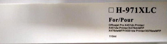 Picture of Tusz Orink Hp 971XL C zamiennik ORINK czip V8 CN626AE