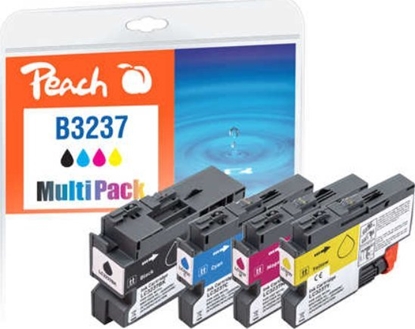 Изображение Tusz Peach Peach 321008 nabój z tuszem 4 szt. Czarny, Cyjan, Purpurowy, óty