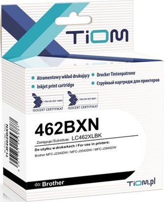 Picture of Tusz Tiom Tusz Tiom do Brother 462BXN | LC462XLBK | 3000 str. | black