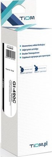 Изображение Tusz Tiom Tusz Tiom do Canon 490CN | 0664C001 | 70ml | cyan