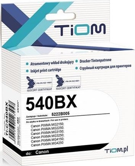 Picture of Tusz Tiom Tusz Tiom do Canon 540BX | 5222B005 | 15ml | black