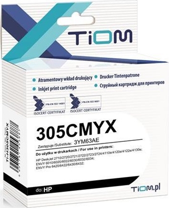 Picture of Tusz Tiom Tusz Tiom do HP 305CMYX | 3YM63AE | 7ml | color
