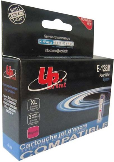 Изображение Tusz UPrint kompatybilny tusz z C13T12834011, magenta, 4ml (E-128M)