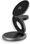 Picture of Twist 3-in-1, wireless Qi2 charging station for iPhone (15W), AppleWatch (2.5W) & AirPods (5W), Qi2 certified, magnetic charging pads with stand function, foldable, power adapter 30W, USB-C charging cable 1 m, space gray