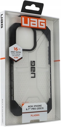 Picture of UAG Obudowa ochronna UAG Plasma - do iPhone 15 Pro Max przezroczysta - czarna ramka