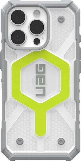 Picture of UAG UAG Pathfinder Clear Magsafe - obudowa ochronna do iPhone 16 Pro kompatybilna z MagSafe (active neon)
