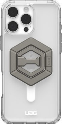 Attēls no UAG UAG Plyo Magsafe - obudowa ochronna do iPhone 16 Pro Max kompatybilna z MagSafe oraz podstawka Magnetic Ring Stand (ice-white/titanium)