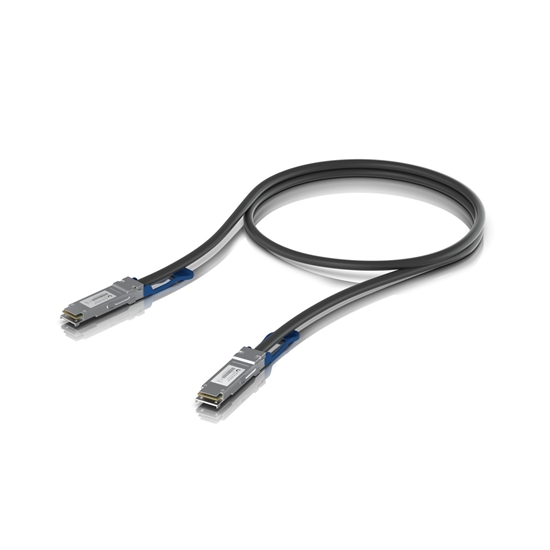 Picture of UBIQUITI 100G DIRECT ATTACH CABLE. QSFP28 DIRECT ATTACH CABLE WITH A 100 GBPS MAX DATA RATE (0.5M)