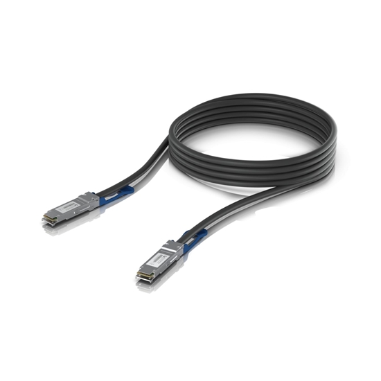 Picture of UBIQUITI 100G DIRECT ATTACH CABLE. QSFP28 DIRECT ATTACH CABLE WITH A 100 GBPS MAX DATA RATE (3M)