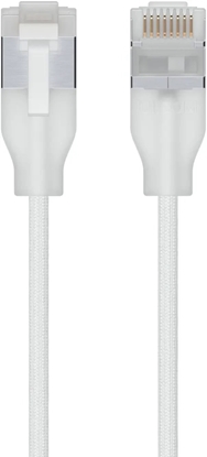 Attēls no Ubiquiti UACC-Cable-Patch-EL-C6A-0.15M-W-24 kabel sieciowy Póprzezroczysty, Biay 0,15 m Cat6a