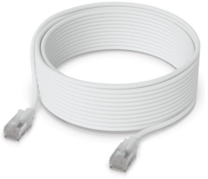 Attēls no Ubiquiti UACC-Cable-Patch-EL-C6A-8M-W kabel sieciowy Póprzezroczysty, Biay Cat6a