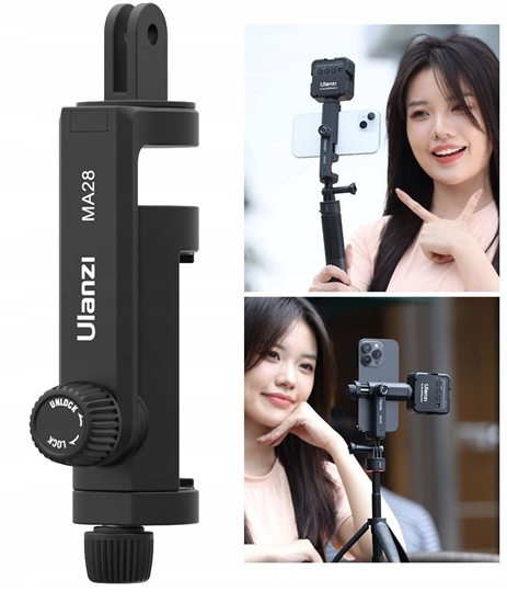Picture of Uchwyt Mocowanie Na Telefon Smartfon Na System Gopro Iso Obrót 360s Ulanzi / Ma28