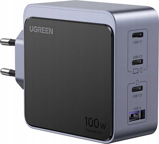 Изображение UGREEN Nexode S 100W 4-Port GaN Fast Charger EU gray