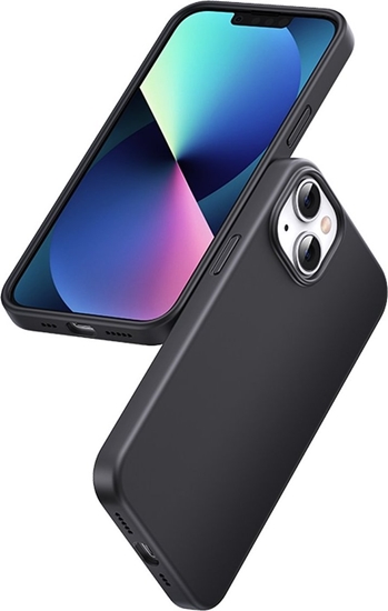 Picture of Ugreen Ugreen LP626 Silky Silicone Protective Case gumowe elastyczne silikonowe etui na telefon do iPhone 14 Plus czarny (90920)