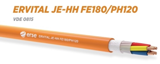 Picture of Ugunsizturīgs kabelis, 1x2x0.8 | JE-HH | E30 | neekranēts | 100m | ERVITAL