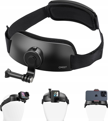 Изображение Ulanzi Head Mount Opaska Na Gow Ulanzi Cm027 Do Gopro Sjcam Xiaomi Dji + Telefon / Cm027