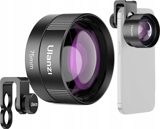 Picture of Ulanzi Prof. Obiektyw 75mm Makro Macro Do Telefonu Smartfona Telefon / Ulanzi Cl-003 / F009