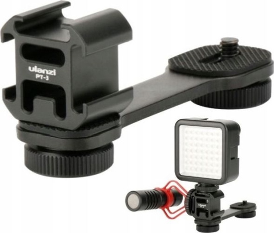 Picture of Ulanzi Uchwyt / Szyna 3x Sanki Iso Gwint 1/4"" Do Gimbala / Aparatu / Kamery