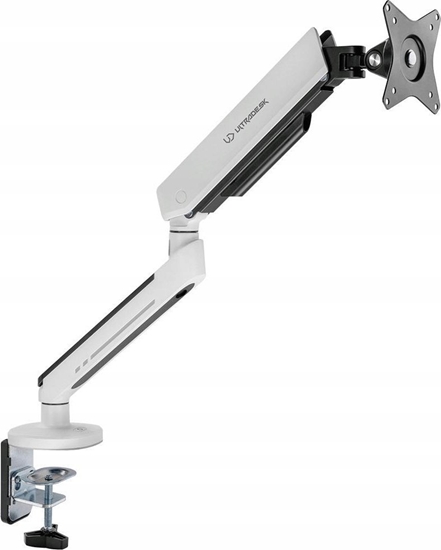 Изображение Ultradesk Regulowany uchwyt ULTRADESK OFFSHOOT Single na monitor, 9KG, mocowanie na zacisk, 17"-32", 75x75/100x100, biay