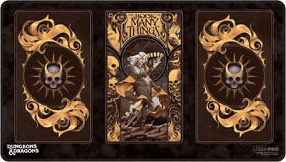 Picture of Ultra-Pro Ultra Pro: Dungeons & Dragons - The Deck of Many Things - Black Stitched Playmat - Alternative Cover