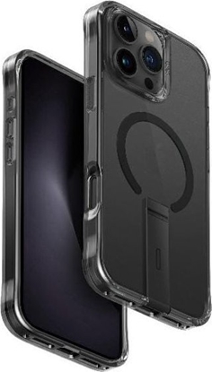 Attēls no Uniq Etui UNIQ Eleva with Vertica Stand Apple iPhone 16 Pro Max czarny/carbon black