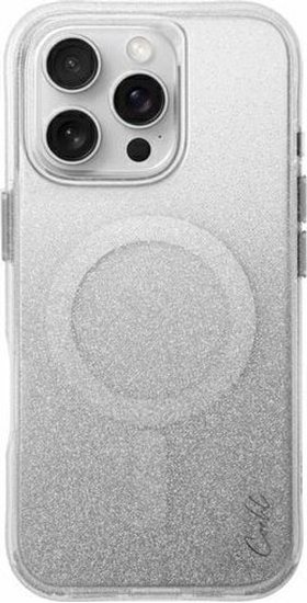 Picture of Uniq UNIQ case Coehl Lumino iPhone 16 Pro 6.3" Magnetic Charging silver/sparkling silver