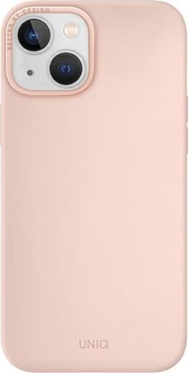 Изображение Uniq UNIQ etui Lino Hue do iPhone 14 Plus 6,7" Magclick Charging róowy/blush pink