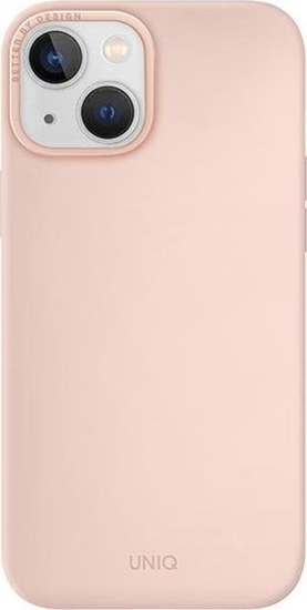 Изображение Uniq UNIQ etui Lino Hue do iPhone 14 Plus 6,7" Magclick Charging róowy/blush pink