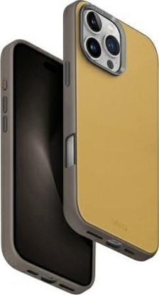Picture of Uniq UNIQ Lyden DS iPhone 16 Pro Max 6.9" Magclick Charging case yellow-gray/yellow-gray