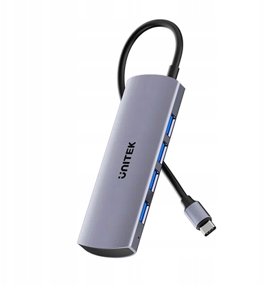 Attēls no Unitek Hub 4w1 USB-C 10 Gbps, 4x USB-A H1112EGY01
