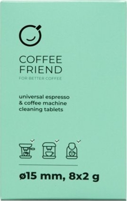 Attēls no Universal espresso and coffee machine cleaning tablets Coffee Friend, 8 pcs.