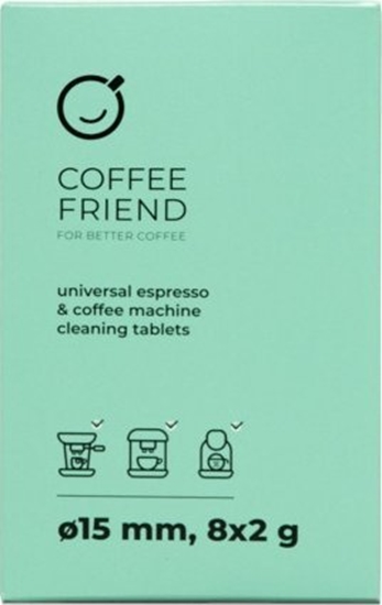 Picture of Universal espresso and coffee machine cleaning tablets Coffee Friend, 8 pcs.
