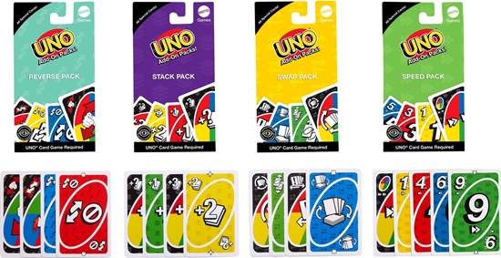 Picture of UNO Add-On Packs! JCV55 MATTEL mix cena za 1 szt