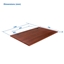 Изображение Up Up Table top M Dark Walnut, 1200x750x25mm (Laminated particle board) (SPEC)