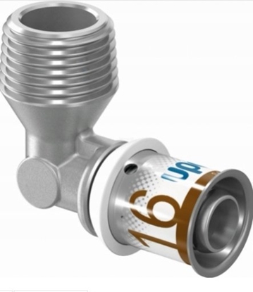 Picture of Uponor Uponor S-Press PLUS kolano z gwintem zewn. 20-R3/4MT