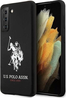 Attēls no US POLO US Polo USHCS21MSLHRBK S21+ G996 czarny/black Silicone Logo
