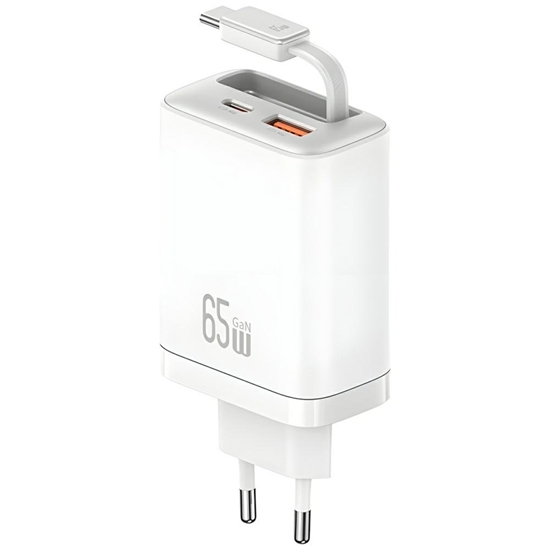 Изображение Usams Xiang Series USB-C / USB-A Wall Charger White