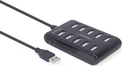 Изображение I/O HUB USB2 10PORT/UHB-U2P10P-01 GEMBIRD