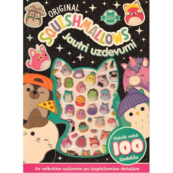 Picture of Uzdevumu grāmata Squihmallows + 100 uzlīmes