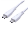 Picture of Value USB 3.2 Gen 2 Cable, PD (Power Delivery) 20V5A, with Emark, C-C, M/M, white, 0.5 m