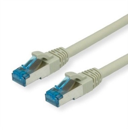 Attēls no Value S/FTP Patch Cord Cat.6A (Class EA), grey, 0.15 m