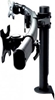 Picture of Value Triple LCD Arm, Desk Clamp, black