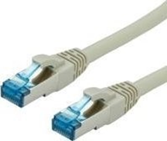 Picture of Value VALUE - Patch- Cable - RJ- 45 (M) to RJ- 45 (M) - 7 m - SFTP, PiMF - CAT 6a - halogen free, shaped, without Haken - gray (21.99.0866)