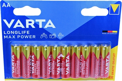 Picture of Varta Longlife Max Power AA 10 Pack (8+2)