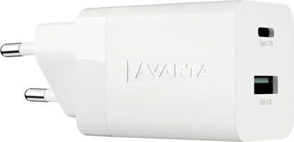 Attēls no Varta Speed Charger 38W GaN PD USB-C 20W + USB-A 18W, white