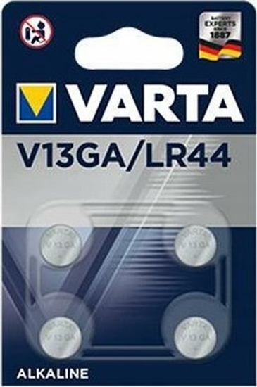 Picture of Varta V13GA/LR44 Alkaline 4 Pack -> min 10 stk