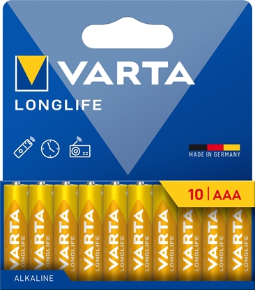Attēls no Varta Varta Batterie LONGLIFE  AAA NEU    10St.